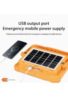 288 LED Güneş Enerjili Solar Projektör, 5 Mod, 2400mAh - Beyaz ve Sarı Işık Fonksiyonlu